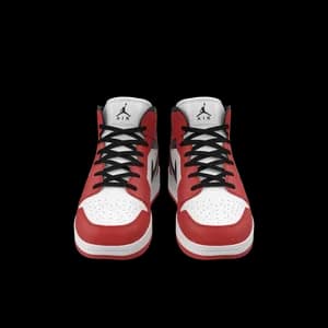 Image of Nike Air Jordan 1 Red And Black