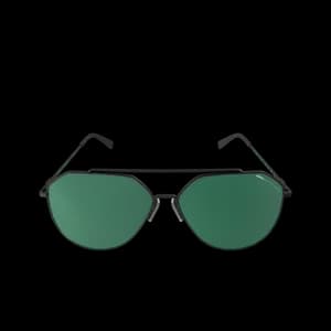Image of Green and Black Glasses