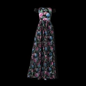 Image of Black Women's Gown