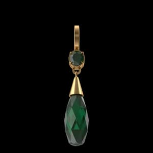 Image of Green Crystal Earring