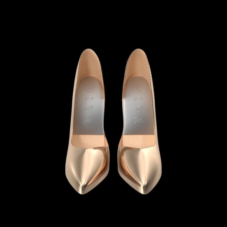 Image for Golden Shoes Woman