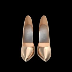 Image of Golden Shoes Woman